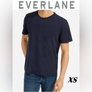 Everlane, Men's The Organic Cotton Crew T-Shirt -Deep Navy. Size: XS. NWT (1596)